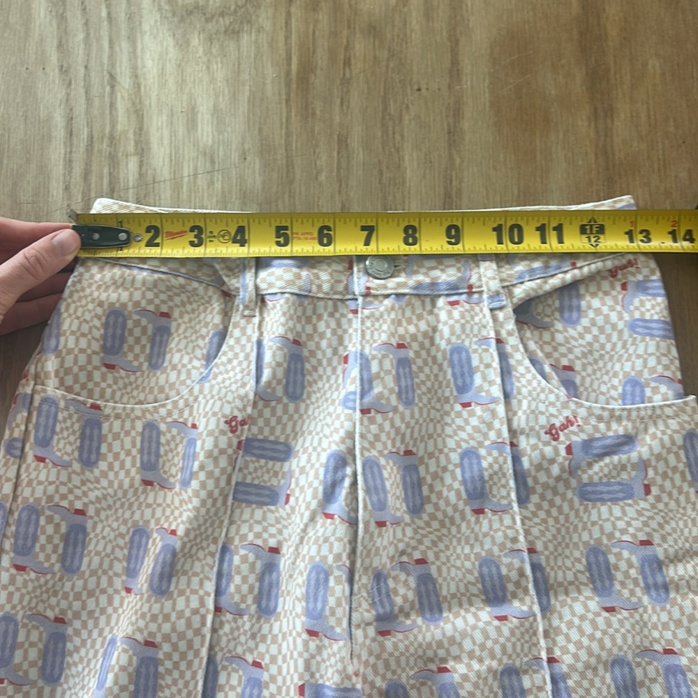 Lisa Says Gah Cowboy boot pants - worn twice, great condition - size 28 - Picture 7 of 7